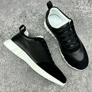 Zapatillas Deportivas de Lujo para Parejas, Unisex, con Cordones, de Piel Vacuna, Suela Acolchada Premium, Entresuela de Cuero Genuino, Estilo Casual y Deportivo - Product Image 1