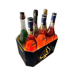 Hộp đêm tùy chỉnh logo màu sắc bia rượu sâm banh Acrylic <span class=keywords><strong>LED</strong></span> Xô đá cho các bên - Product Image 5