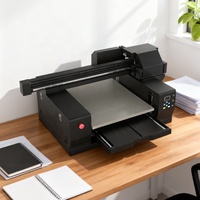 Impresora UV Plana de 6090 cm, Plotter de Inyección de Tinta Digital, Máquina de Impresión LED para Carcasas de Teléfono, Cerámica, Vidrio, Madera