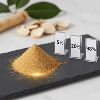 Astragaloside IV standardisé 5% 10% 20% 98% Extrait de racine d'astragale en poudre Matière végétale naturelle CAS 84687-43-4