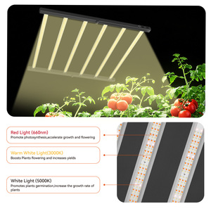 Lámpara <span class=keywords><strong>LED</strong></span> de <span class=keywords><strong>Cultivo</strong></span> Hortícola Tritile Personalizable de Alta Potencia 720W 2016 PPF 2.8umol/J de Espectro Completo <span class=keywords><strong>para</strong></span> <span class=keywords><strong>Cultivo</strong></span> Comercial - Product Image 3