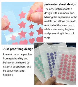 Patchs Hydrocolloïdes Personnalisés pour l'Acné – Autocollants Anti-Boutons pour Couvrir les Imperfections du Visage et <span class=keywords><strong>de</strong></span> la <span class=keywords><strong>Peau</strong></span> - Product Image 2