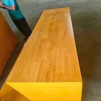 Panneau de bois de pin massif à jointures à doigts, séché au four, pour coffrage en béton et construction
