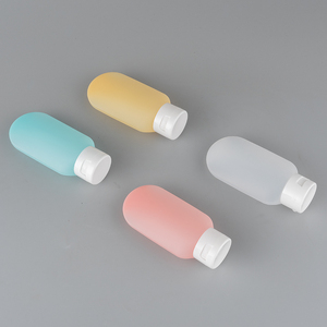 Reistoiletartikelen Hervulbare Draagbare Vloeistofcontainers 2 Oz Lekvrije Uitknijpbare Siliconenbuizen Met Kartonnen Drank - Product Image 5