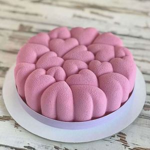 Vente en gros de moules en silicone pour gâteaux au chocolat ronds de 6 pouces pour la pâtisserie - Product Image 6