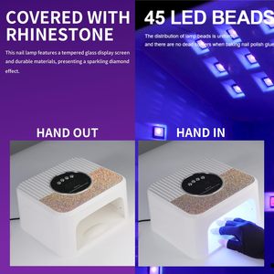 Séchoir à ongles professionnel SUN L5 268W, lampe UV LED haute puissance avec diamant pour le séchage des ongles à domicile ou en salon - Product Image 5