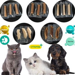 Ingrédients naturels Cuit à la vapeur Bandes de Bonito Cat Snack Pure Protein pour réduire les taches de larmes et stimuler la santé des yeux - Product Image 2