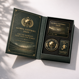 <span class=keywords><strong>Caja</strong></span> Rígida Estilo Libro Personalizada para la Copa <span class=keywords><strong>Mundial</strong></span> 2026, Soluciones Integrales de Empaque y Mercancía - Product Image 2