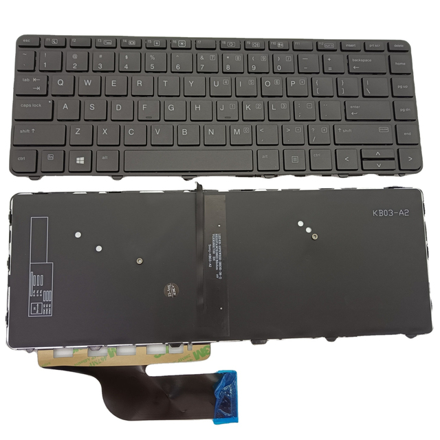 Laptop Keyboard for 430 440 G3 US Layout Notebook Replacement Keyboard With Backlit Computer Repair Black Color