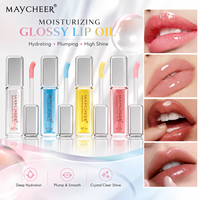 En stock – 4 couleurs – Huile à lèvres brillante hydratante non collante – Prix de gros – Approvisionnement en vrac – Marque privée – Soin des lèvres professionnel