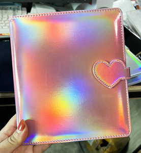 A7 Paillettes Cuir PU Photocard Classeur Album Kpop K-pop Instax Stockage Journal Organisateur Amour Style Papier Recueillir Livre - Product Image 5