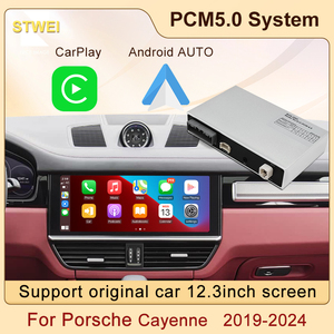 Module de rétrofit sans fil CarPlay Android Auto Box Mirror-Link pour Porsche MACAN Cayenne PCM5.0 2018-2026 - Product Image 2