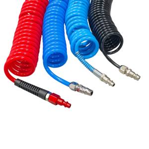 Tuyau d'air extensible en PU pour outil pneumatique, rouge, bleu, transparent, tube de pression d'air, tuyau de compresseur d'air - Product Image 2