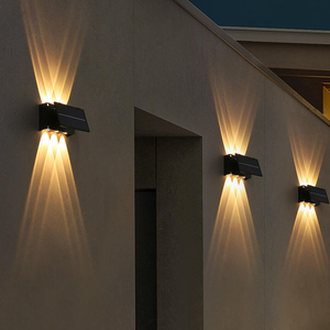 Lámpara Solar para Jardín, Lámpara de Exterior para Villa, Lámpara de Ambiente Impermeable, Decoración de Paisaje para Pared Exterior, Lámpara de Pared Luminosa - Product Image 5