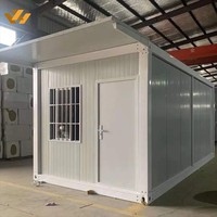 Maisons conteneurs portables et mobiles de 20 pieds à prix fabricant, logements temporaires en panneaux sandwich d'acier pour appartements et hôtels