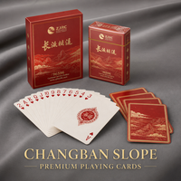 Cartes à Jouer Personnalisées Haut de Gamme avec Logo, Finition Lin, Coins Arrondis, Papier Écologique – Promotion pour OEM/ODM