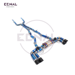 Sistema de Escape Deportivo Ecnal para BMW G30 G31 <span class=keywords><strong>M550i</strong></span> 4.4T 2017-2023, con Válvulas, de Aleación de Titanio Ligero de 1.2mm - Product Image 3