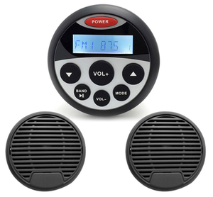 2.5 Inch HDPE Spa Pool Marine Stereo <b>Speakers</b> H-103 IP66 <b>Waterproof</b> 80W 12V for Boat ATV - Product Image 5