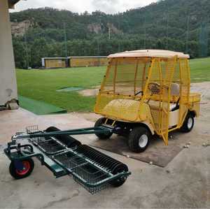 Collecteur de balles de <span class=keywords><strong>golf</strong></span> multi-emplacements en métal, robuste, avec logo personnalisé, prêt à être expédié pour le driving range - Product Image 6
