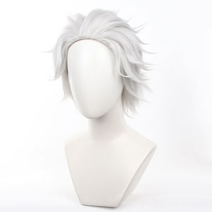 วิกผมคอสเพลย์ Ainizi สีขาวเทาแบบสั้นจากอนิเมะเรื่อง Wind Breaker สำหรับผู้ชาย - Product Image 3