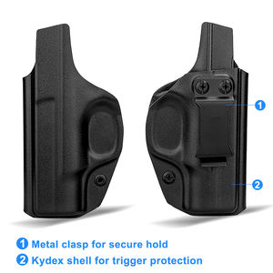 卸売Kydexガンホルスターアクセサリークイックリリース新しいデザインブラックポリマーガンホルスター - Product Image 3