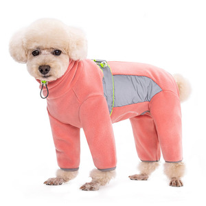 Nouveau luxe automne hiver vêtements pour chiens de compagnie petits chiens moyens bichon ventre complet protéger mâle femelle quatre pattes chien manteau personnaliser - Product Image 3
