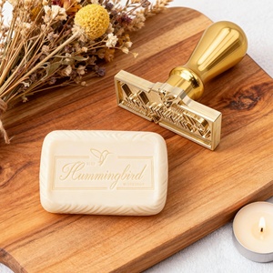 Matrice de gaufrage en laiton personnalisée pour savon - Moule à logo sur mesure pour marques de savon artisanal - Product Image 5