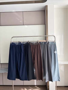 <span class=keywords><strong>Pantalon</strong></span> décontracté vintage pour femme de <span class=keywords><strong>haute</strong></span> qualité, coupe <span class=keywords><strong>large</strong></span>, <span class=keywords><strong>taille</strong></span> élastique, tricoté, ample, amincissant et léger - Product Image 5