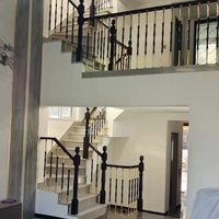 Nouveaux montants d'escalier intérieurs en alliage d'aluminium et de magnésium, accessoires de qualité supérieure, personnalisables, H 950mm, design contemporain, garantie 1 an