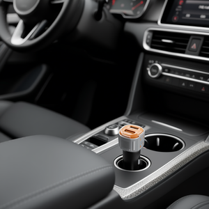 Cargador de coche de 38W con salida USB C y A, carga rápida para teléfonos y tabletas - Product Image 3