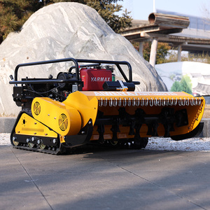 CE EPA Benzinmotor Geländegängiger Agrar-Roboter-Fernsteuerung Schlegelmäher und Kompaktlader auf Gummiketten - Product Image 3