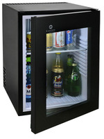 Présentoir de porte en verre simple Petit réfrigérateur Fournisseur Ventes Mini réfrigérateur de bar portable de 40L pour hôtel et chocolat avec congélateur