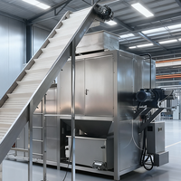Hoge kwaliteit best verkochte PLC stoomschiller 15000W vermogen 1000 productiecapaciteit voor het schillen van aardappelen, tomaten en ander fruit