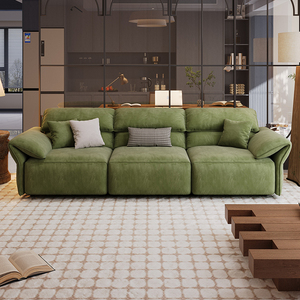 Lit multifonctionnel de style italien vert en tissu anti-rayures rétractable - Product Image 4