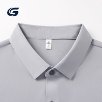 Kemeja Pria Mandarin Berkualitas Tinggi Grosir, Bahan Rajut Nylon Spandex, Anti Kusut, Sejuk, Nyaman, dan Bernapas untuk Kantor