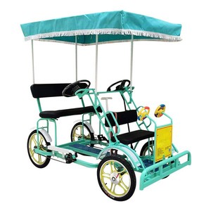 Bicicleta Cuatriciclo <span class=keywords><strong>de</strong></span> 4 Ruedas para 4 Personas, <span class=keywords><strong>Alquiler</strong></span> <span class=keywords><strong>de</strong></span> Bicicletas para Paseos Turísticos en Parques, Atracciones Turísticas, Viajes Familiares - Bicicleta Surrey a Pedal - Product Image 1