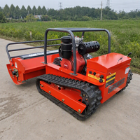 Pabrik Langsung Menyediakan Mesin Pemotong Rumput Robot Crawler dengan Remote Control