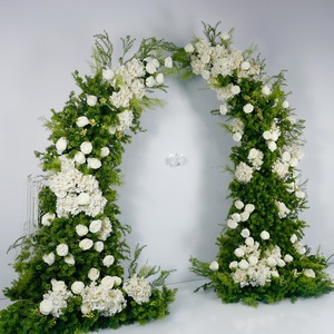 Ensemble floral en soie Forest Horn Arch, style européen, fait main, pour la décoration de jardin, de la fête <span class=keywords><strong>des</strong></span> mères, de Noë<span class=keywords><strong>l</strong></span>, de mariages et d'événements - Product Image 2