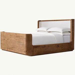 เตียงนอนหรูหราทันสมัยพร้อมฐานเตียงขนาดคิงไซส์และที่วางเท้า - Product Image 4