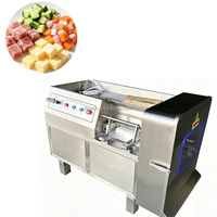 Machine à découper la viande en cubes LT 350 400, pour poisson, porc, bœuf, légumes, viande congelée, fraîche, tofu, etc.