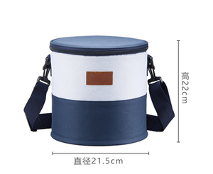 Bolsa de Picnic Circular para Exteriores, Portátil, de Tela Oxford, con Aislamiento de Papel de Aluminio, Tipo Bandolera - Product Image 2