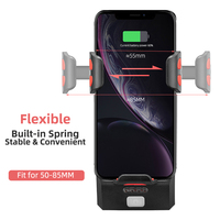 Support de téléphone multifonctionnel 4 en 1, haut-parleur de banque d'alimentation, Rechargeable par USB, 4000mAh, éclairage de vélo, phare LED étanche
