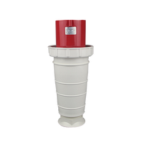 Prise électrique industrielle WNS1 rouge à 5 sorties 63A IP67 CE sans mise à la terre 400V, étanche à l'eau et à la poussière, en plastique, combinaison 12