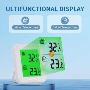 Wpt100 không dây hồ bơi Nhiệt kế IP67 không thấm nướ<span class=keywords><strong>c</strong></span> kỹ thuật số từ xa nhiệt độ màn hình - Product Image 3