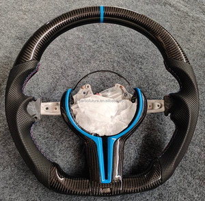 3-5 loạt F10 F20 F30 F32 F07 X5 E70 E71 M3 M4 M5 hiệu suất giả mạo sợi carbon đục da tay lái - Product Image 1