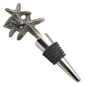 Exquisito tapón de botella de vino de estrella de mar de aleación de zinc-regalo perfecto para los amantes del vino - Product Image 5