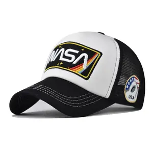 Cappello da camionista a 5 pannelli di alta qualità all'ingrosso con ricamo personalizzato logo gorras mesh trucker hat
