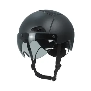 Casco de seguridad ligero holandés ebike e-scooter nta8776 cascos de bicicleta eléctrica certificados con gafas de visera para adultos adolescentes