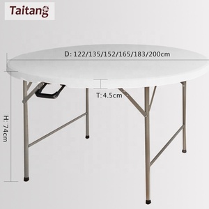 Venta caliente blanco redonda de Metal balcón mesa plegable - Product Image 1