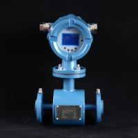 Débitmètre électromagnétique numérique en acier inoxydable, transmetteur de débit magnétique pour eau et liquides conducteurs (huile), précision de 0,5 %